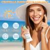 Centella Sunscreen SPF 50, Sunscreen for Face, Water Resistant Strong UV Protection No White Cast, Centella Madagascar Face Sun Screen Oil Free Korean Skincare(Green 2) view 2