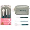Profusion Cosmetics Makeup Brush Set with Cosmetic Bag  3pc Wonder Brushes for Foundation, Blush & Concealer | Soft, Fluffy, Vegan & Cruelty-Free Tools view 1