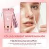 Sokgo Collagen Overnight Wrapping Mask, Intensive Hydration Anti Aging Overnight Skin Treatment, Boosts Elasticity and Firmness, Revitalizes Dull Skin Reduces Fine Lines and Wrinkles (1PCS) view 4