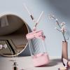 WOOXGEHM Electric Makeup Brush Cleaner, Transparent Visual, Deep Gentle Cleaning Cosmetic Brush Cleaner, 7000rpm Automatic Makeup Brush Cleaning Machine (Pink) view 3
