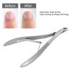 DUIMIMI Stainless Steel Cuticle Nippers - Dead Skin Removal, Tightly Biting Manicure Scissors with Protective Tip Cover & Ergonomic Handle for Precise Trimming view 4