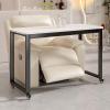 Nail Tech Desk, Salon Spa Beauty Nail Table,Modern Simple Makeup Station Multifunctional Sofa Table Home Office Writing Study Desk Rolling PC Workstation view 1
