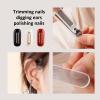 3Pcs Manicure Set Stainless Steel Manicure Travel Groomings For Ears Cuticles And Nails Care view 2