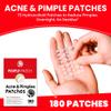 Acne & Pimple Patches  Profeccional Hydrocolloid Acne Patches for Fast Blemish & Zit Removal | Pimple Spot Treatment for Face & Skin | Vegan, Cruelty-Free | 180 Count view 3
