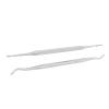 Ingrown Toenail Tool, 2pcs Ingrown Toenail File Lifter Professional Double Sided Stainless Steel Ingrown Toenail Toenail File Nail Tools Cleaner Tool view 2