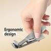 Clipdoc Max Toenail Clipper, Clipdoc Max Toe Nail Clipper, Clipdoc Max Nail Trimmer, Wide Jaw Opening Anti-Splash Nail Clipper, Toenail Clippers for Thick Nails (Silver) view 4