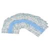 100pcs Disposable Makeup Hand Palette Sticker, Self Adhesive Hand Palette Salon Home Use view 1