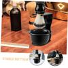 Beatifufu 3pcs Portable Grooming Stand and Shaving Brush Holder Compact and Stylish Organizer for Travel and Bathroom Use Design view 3