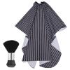 Beaupretty Barber Cape with Adjustable Elastic Neck and Neck Duster Brush for Hair Cutting and Styling Salon Home Use view 1