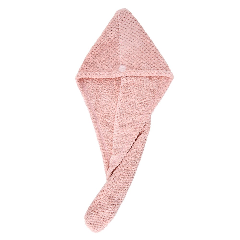 Bella Sleep + Spa Microfiber Hair Towel Wrap - Fast Drying Hair Turban for Wet Hair - Ultra Soft Absorbent Hair Wrap for Curly & Long Hair, One Size, Light Pink