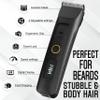 Brio Beardscape V2 Black Bundled with Zero Blade & Body Blade, Featuring Adjustable Ceramic Blade & Length Guards, a Complete Kit for All Your Grooming Needs view 4