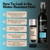 Hair Illusion 100% Real Hair Fibers Combo Kit Bundle: Hair Fibers, Hold spray, Water Spray, & Applicator for Instant Natural Fuller Hair for Thinning & Enhancement Blend (Jet Black) view 2