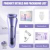 Facial Hair Removal for Women,Painless Body Shaver and Facial Epilator,Rechargeable Trimmer for Epilator Face,Bikini, Arm, Legs, Armpits view 2