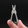 BQEDC Compact Titanium Alloy Nose Hair and Beard Trimmer Scissors view 3