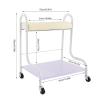 Beauty Salon Nail or Foot Bath Spa, Portable Trolley Cart With Wheels, 360Rotating Hand Support, for Foot Bath, Manicure Foot Rest with Wheels view 2