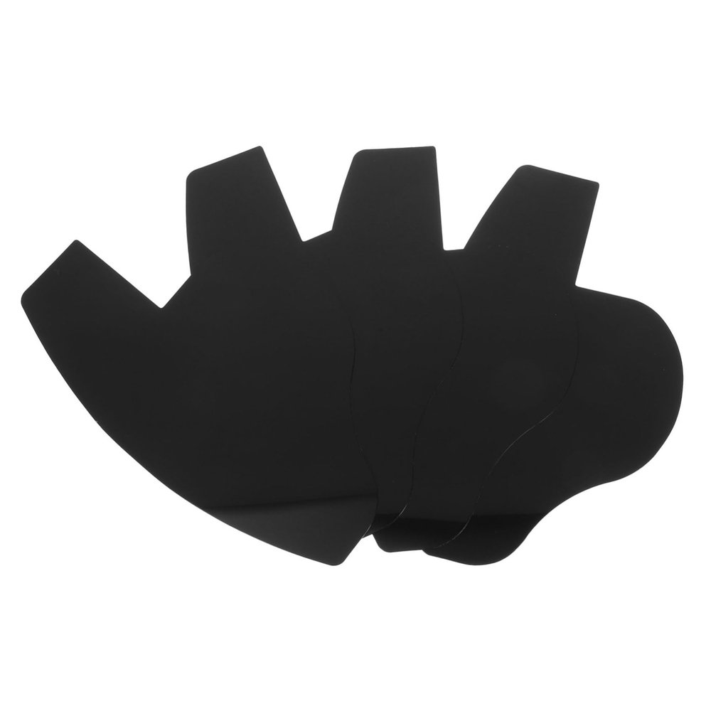SOESFOUFU 4pcs Hairline Shaping Template Durable Beard Shaper for Men Hairline Guide and Beard Styling Tool Multipurpose Design for Barbershop and Home Use