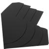 SOESFOUFU 4pcs Hairline Shaping Template Durable Beard Shaper for Men Hairline Guide and Beard Styling Tool Multipurpose Design for Barbershop and Home Use view 3
