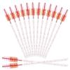 50 PCS Crystal Eyelash Mascara Wands Disposable Lash Brushes for Extensions Spoolie Brush Applicators Makeup Tool Kits (crystal handle red pink) view 1