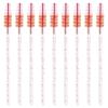 50 PCS Crystal Eyelash Mascara Wands Disposable Lash Brushes for Extensions Spoolie Brush Applicators Makeup Tool Kits (crystal handle red pink) view 4