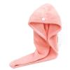 Super Absorbent Towel Coral Hair Drying Turban Quick Dry for Women for Curly Thick Hair(Pink) view 1