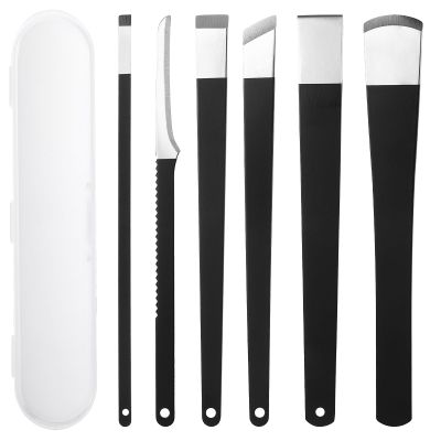 cobee 6 Pcs Ingrown Toenail Removal Kit, Callus Shaver Ingrown Toenail Tool with A Storage Box, Foot Callus Remover Tool Pedicure Knife for Foot Care Dead Skin Corn File Rasp