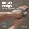 Silicone Shower Scrubber for Body  Exfoliating Loofah Alternative, Silver-Infused & Hygienic, Gentle for Sensitive Skin, Durable & Long-Lasting Body Scrubber for Men - Gray view 2