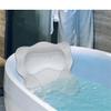 HIONJIN Bathtub Pillow 4D Fiber Bathtub Cushion 6 Suction Cups with Hooks view 2