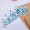 Princess Tiara and Crown for Women Wedding Tiaras for Bridal girls Tiaras and Crystal Crowns Rhinestone Headband Metal Hair Accessories for Costume Birthday Party Prom Gifts view 4