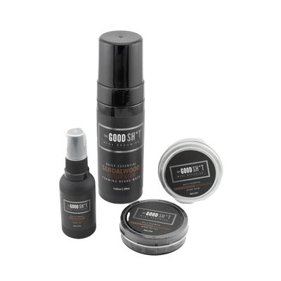Beard Starter Pack (10 Fl Oz, Sandalwood Bourbon)