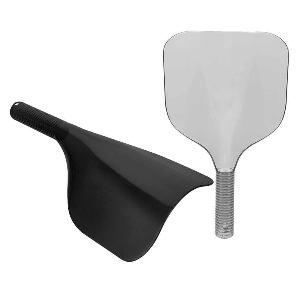 Beaupretty 2pcs Hairdressing Shield Handle for Makeup Protection Reusable Barber Guards for Salon and Barbershop Use Prevents Hair Dye and Chemicals from Skin and Eyes Comfortable Fit and