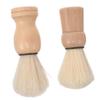 FOMIYES Men's Beard Brush Kit Dual Brush Set Wooden Handle Perfect for Lathering Shaving view 1