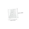 ASAKKURA 3pcs Transparent Storage Bag for Women Durable Easy- Organizer Pouch for Travel and Daily Use view 2