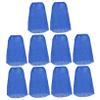 10pcs Disposable Non-woven Bath Skirts for Women Breathable Lightweight Beauty Salon Skirts for Spa Sauna and Skin Care Services Blue view 1