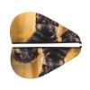 FHEBNDS Microfiber Hair Towel Cap Absorbent Hair Turban Towel Coral Velvet Hair Drying Towel Quick Dry Hair Wrap Cap with Button Little German Shepherd Dog Bath Cap Hair Cap Gift for Women view 2