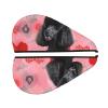 FHEBNDS Microfiber Hair Towel Cap Absorbent Hair Turban Towel Coral Velvet Hair Drying Towel Quick Dry Hair Wrap Cap with Button Pink Poodles Dogs Bath Cap Hair Cap Gift for Women view 2