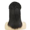 Tseses Black Mullet Wigs for Women 80s Costume Wig Curly Soft Shoulder Length Hair Rocker Cosplay Synthetic WigBlack view 4