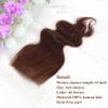 Brown color Body Wave Closure 4x4 Free Part Closure Brazilian Human Hair Closure Brown Body Wave Lace Closure Virgin Human Hair HD Lace closure Chocolate Brown (14 Inch) view 2