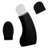 Blackhead Remover Tool, Silicone Black Head Remover for Nose Delicate Deep Cleaning Face Scraper Tool Safe Skin Friendly Blackhead Extractor Pore Scraper for Women (Black) view 1