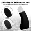 Blackhead Remover Tool, Silicone Black Head Remover for Nose Delicate Deep Cleaning Face Scraper Tool Safe Skin Friendly Blackhead Extractor Pore Scraper for Women (Black) view 3