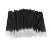 Dioche Makeup Wands, 100PCS Black Brushes Applicator Cosmetic Eye Wands for Makeup Tool with Container view 1