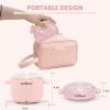 Waxing Kit -Silicone Wax Warmer for Hair Removal with 4 Packs of Hard Wax Beads, Portable Electric Silicone Wax Machine for Full Body Face Eyebrows Bikini Brazilian at Home Waxing Kit for Women Men view 3