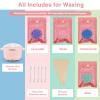 Waxing Kit -Silicone Wax Warmer for Hair Removal with 4 Packs of Hard Wax Beads, Portable Electric Silicone Wax Machine for Full Body Face Eyebrows Bikini Brazilian at Home Waxing Kit for Women Men view 4