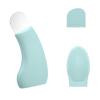 Blackhead Remover Tool, Stainless Steel Facial Scraper Tool Black Head Extractor with Silicone Brush Dust Cover Pore Skin Spatula for Women Men Nose Face Sebum Cleaner(Green) view 1