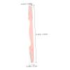 AUTSUPPL 3pcs Stainless Steel Eyebrow Razor Double Heads Portable Trimmer Makeup Tool for Women view 2
