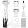 5 in 1 Bikini Trimmer for Women - Electric Razors for Women, Cordless Rechargeable Electric Shaver, IPX7 Waterproof Wet Dry Lady Body Hair Remover for Face Nose Eyebrow Arm Leg Pubic Armpit Bikini view 1