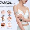5 in 1 Bikini Trimmer for Women - Electric Razors for Women, Cordless Rechargeable Electric Shaver, IPX7 Waterproof Wet Dry Lady Body Hair Remover for Face Nose Eyebrow Arm Leg Pubic Armpit Bikini view 2