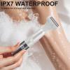5 in 1 Bikini Trimmer for Women - Electric Razors for Women, Cordless Rechargeable Electric Shaver, IPX7 Waterproof Wet Dry Lady Body Hair Remover for Face Nose Eyebrow Arm Leg Pubic Armpit Bikini view 3