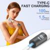 5 in 1 Bikini Trimmer for Women - Electric Razors for Women, Cordless Rechargeable Electric Shaver, IPX7 Waterproof Wet Dry Lady Body Hair Remover for Face Nose Eyebrow Arm Leg Pubic Armpit Bikini view 4
