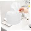 1 Pcs Cotton Face Cleaner Facial Cleansing Towel Makeup Remover Towel Face Accessories Cosmetics Remover White NinthAvenue Basics view 3