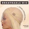 Blonde Wig Synthetic Lace Front Wig Glueless 13x4 HD Lace Front Wigs Pre Plucked 613 Long Straight Ready to Wear Wigs for Black Women 26 Inch view 4